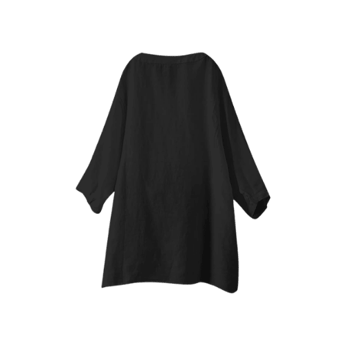 Women's Summer Cotton Linen Tops – Trendy Short Sleeve Button-Up V-Neck Shirts