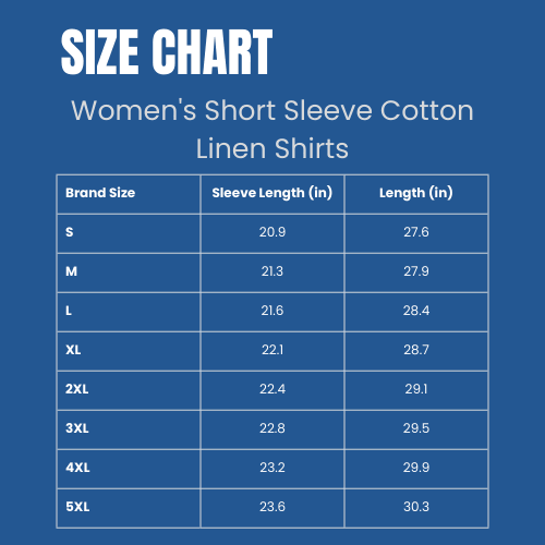 Women's Summer Cotton Linen Tops – Trendy Short Sleeve Button-Up V-Neck Shirts